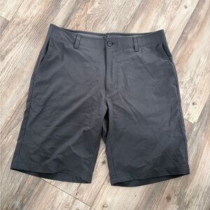 Grand Slam Charcoal Flat Front Shorts
